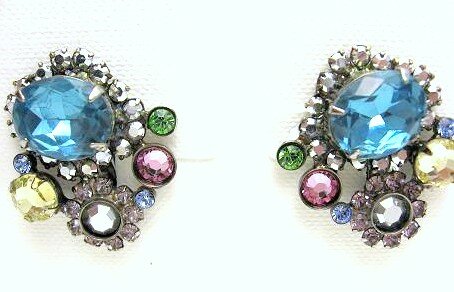 Sorrelli Silver Streak Swarovski Crystal Earrings