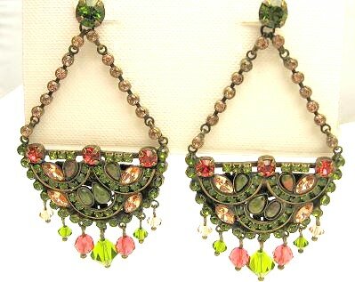 Sorrelli Rosewood Swarovski Crystal Earrings