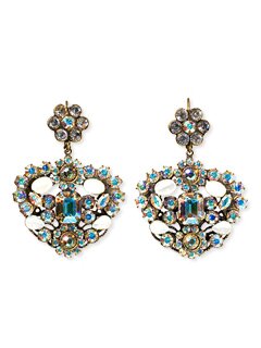 Sorrelli Snowflake Swarovski Crystal Earrings