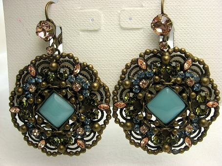 Sorrelli Meadow Mist Swarovski Crystal Earrings