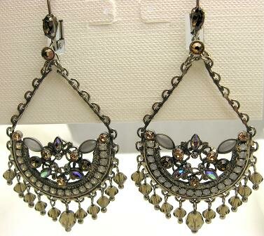 Sorrelli Coconut Swarovski Crystal Earrings