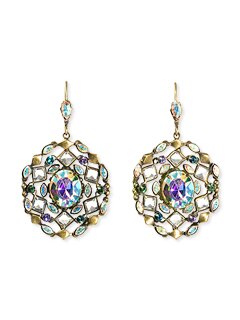 Sorrelli Smitten Swarovski Crystal Bold Drop Earrings