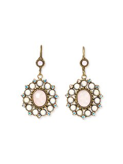 Sorrelli Pretty In Pink Swarovski Crystal Earrings
