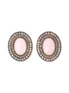 Sorrelli Pretty In Pink Swarovski Crystal Earrings