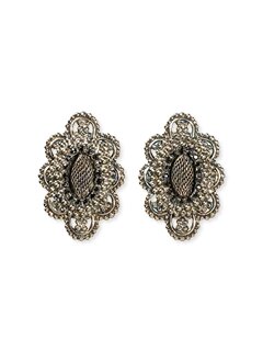Sorrelli Black Ice Swarovski Crystal Earrings
