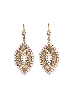 Sorrelli Pretty In Pink Swarovski Crystal Earrings