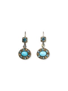 Sorrelli Desert Blue Swarovski Crystal Earrings