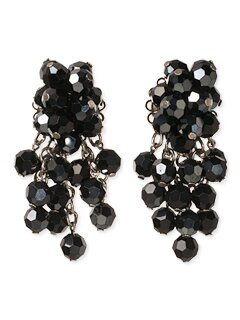 Sorrelli Black Ice Swarovski Crystal Earrings
