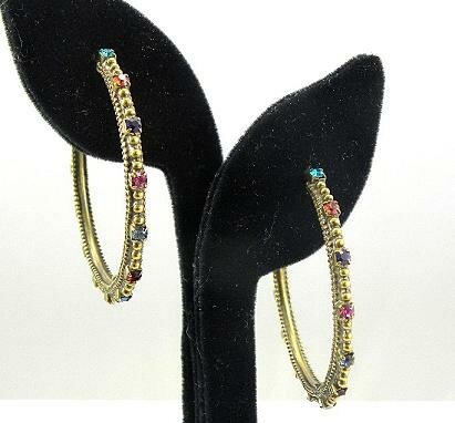 SORRELLI SCREAM & SHOUT SWAROVSKI CRYSTAL EARRINGS