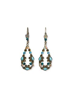 Sorrelli Desert Blue Swarovski Crystal Earrings