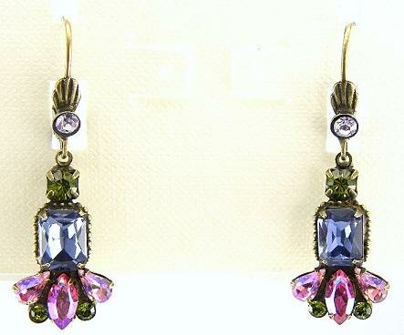 Sorrelli Coneflower Swarovski Crystal Earrings