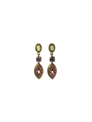 Sorrelli Coneflower Swarovski Crystal Earrings