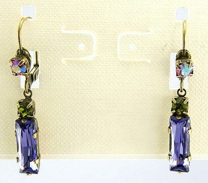 Sorrelli Coneflower Swarovski Crystal Earrings
