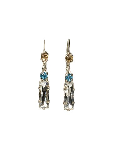 Sorrelli Egg Shell Swarovski Crystal Earrings