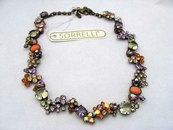 Sorrelli Peaches And Cream Swarovski Crystal Necklace