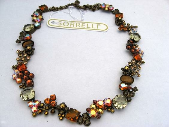 Sorrelli Butter Scotch Swarovski Crystal Necklace