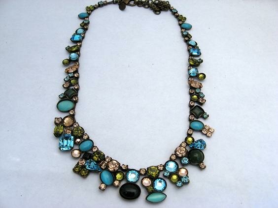 Sorrelli Meadow Mist Swarovski Bold Crystal Necklace