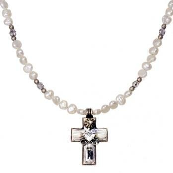 MICHAL GOLAN BRIDAL CRYSTAL CROSS