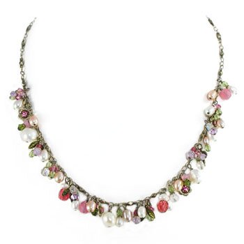 Michal Golan Pearl Blossom Necklace