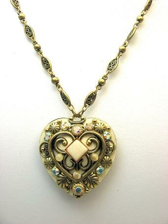 Michal Golan Riverstone Heart Pendant