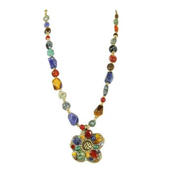 Michal Golan Earthly Flower Necklace