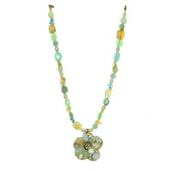 MICHAL GOLAN BLUE LAGOON CRYSTAL NECKLACE