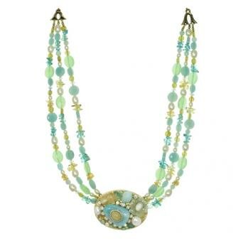 MICHAL GOLAN BLUE LAGOON CRYSTAL NECKLACE