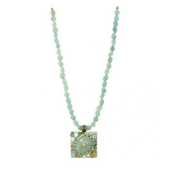 MICHAL GOLAN BLUE LAGOON CRYSTAL NECKLACE