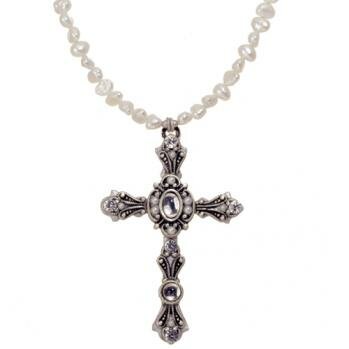 MICHAL GOLAN BRIDAL CRYSTAL CROSS