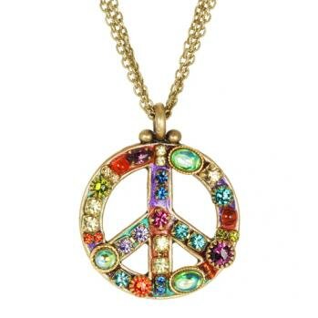 MICHAL GOLAN PEACE SIGN PENDANT