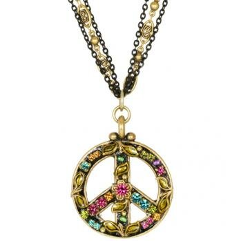 MICHAL GOLAN PEACE SIGN PENDANT