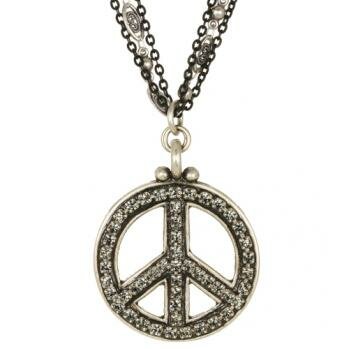 MICHAL GOLAN PEACE SIGN PENDANT