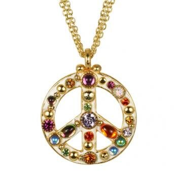 MICHAL GOLAN PEACE SIGN PENDANT
