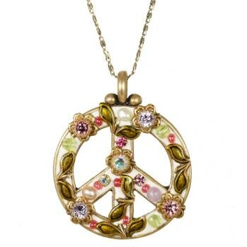 MICHAL GOLAN PEACE SIGN PENDANT