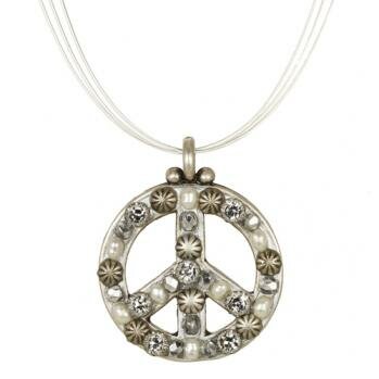 MICHAL GOLAN PEACE SIGN PENDANT