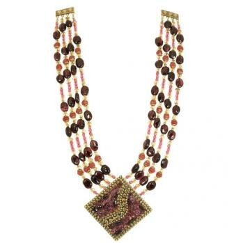 Michal Golan Merlot Pendant