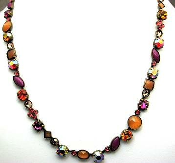 Sorrelli Flamingo Swarovski Crystal Necklace