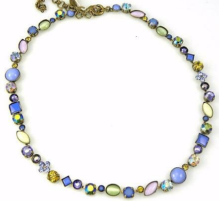 Sorrelli Hydrangea Swarovski Crystal Necklace