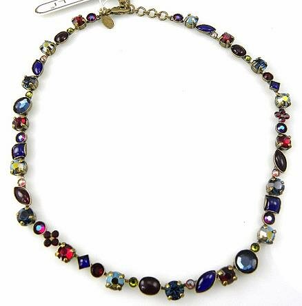 Sorrelli Multi Red Swarovski Crystal Necklace