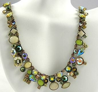 Sorrelli Water Lily Swarovski Crystal Necklace