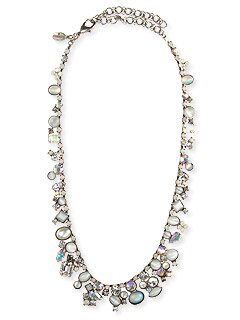 Sorrelli White Bridal Swarovski Crystal Necklace