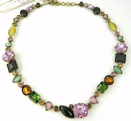 Sorrelli Seafoam Pink Swarovski Crystal Necklace