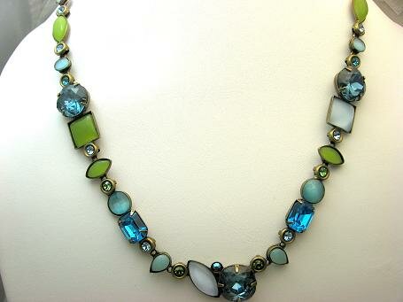 Sorrelli Ocean Swarovski Crystal Necklace