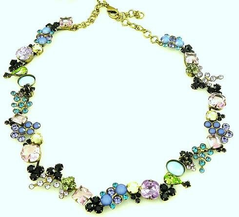 Sorrelli Licorice Twist Swarovski Crystal Necklace