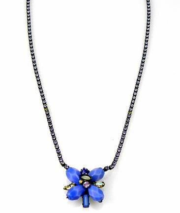 Sorrelli Hydrangea Swarovski Crystal Necklace