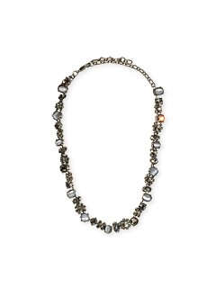 Sorrelli Debonair Swarovski Crystal & Opaque Stone Classic Style Necklace