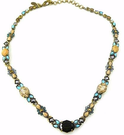 Sorrelli Desert Blue Swarovsk Crystal Necklace