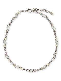 Sorrelli Classic White Bridal Necklace
