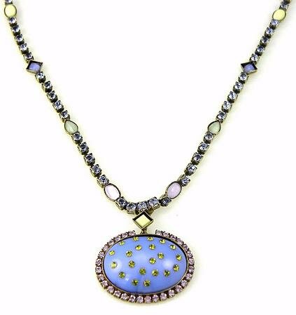 Sorrelli Hydrangea Swarovski Crystal Necklace