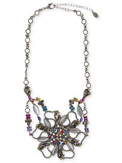 Sorrelli Bright Haze Swarovski Crystal Bib Necklace